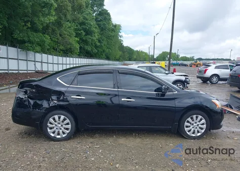 2015 Nissan Sentra S из США, поврежденный, VIN 3N1AB7APXFY243545